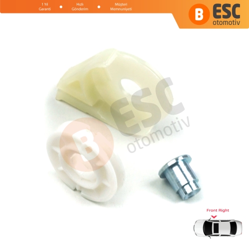Mercedes Vito Viano Mixto MK2 W639 2003-2010 6397200146 İçin Ön Sağ Kapı Cam Kriko Köşe Makarası