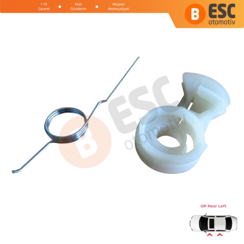 Renault Modus Scenic MK2 3 Peugeot 206 307 Citroen C3 MK1 Xsara Opel Meriva A İçin Ön Veya Arka Sol Cam Kriko Köşe Halat Kılavuz Klipsi