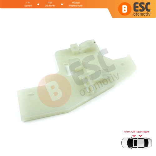 Peugeot 407 6E 6D 2004-2011 4/5 Kapı 9644893480 İçin Elektrikli Sağ Cam Kriko Tamir Klipsi