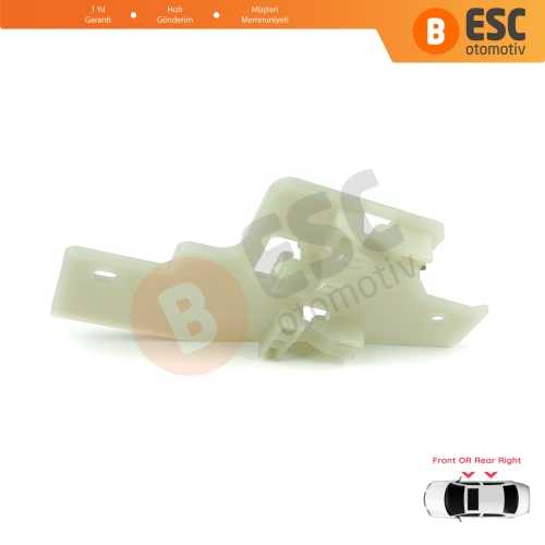 Peugeot 407 6E 6D 2004-2011 4/5 Kapı 9644893480 İçin Elektrikli Sağ Cam Kriko Tamir Klipsi