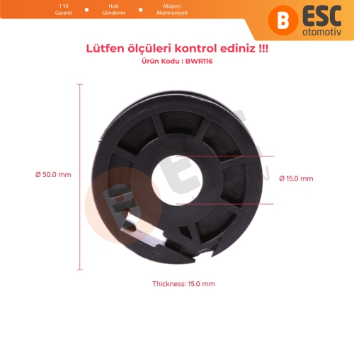 Renault Megane 1 İçin Arka Sol veya Sağ Cam Kriko Makarası