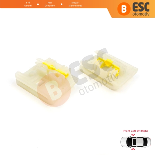 Ford Focus MK3 Opel Astra J VW Golf MK7 5G 4/5 Kapı İçin Ön Sağ veya Sol Cam Kriko Tamir Klipsi 1+2