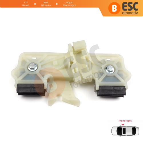 Ford Fiesta MK5 JH JD BE256 2001-2008 4/5 Kapı 2S61A23200 İçin Ön Sağ Kapı Cam Kriko Tamir Klipsi