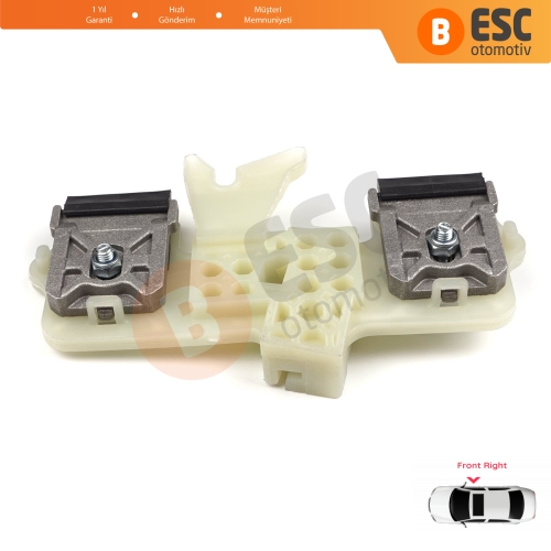 Ford Fiesta MK5 JH JD BE256 2001-2008 4/5 Kapı 2S61A23200 İçin Ön Sağ Kapı Cam Kriko Tamir Klipsi