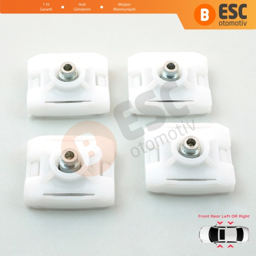 Mercedes E Sınıfı W124 S W126 W140 W201 190 C W202 W203 1267200042 için Makas Tip Cam Kriko Kayar Pivot Kılavuz Klipsi 