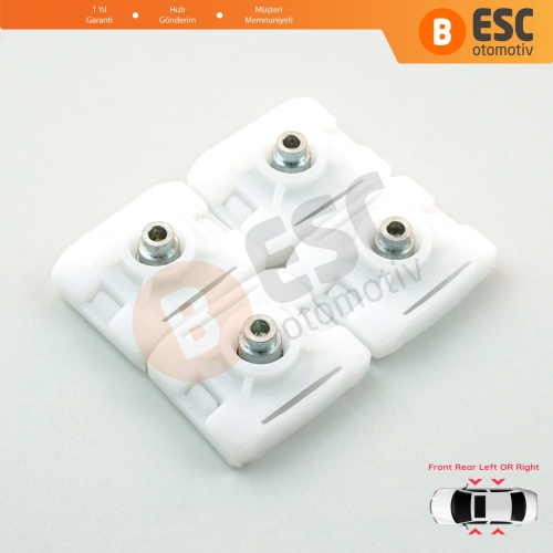 Mercedes E Sınıfı W124 S W126 W140 W201 190 C W202 W203 1267200042 için Makas Tip Cam Kriko Kayar Pivot Kılavuz Klipsi 