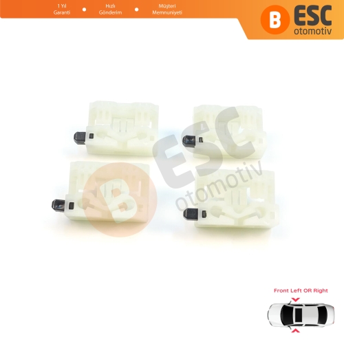 Chevrolet Cruze MK1 2008-2016 Volt MK1 2010-2015 95382556 İçin 4 Adet Ön Kapı Cam Kriko Tamir Klipsi