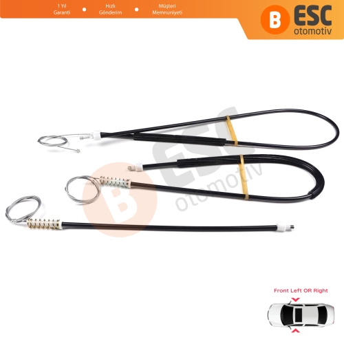 Audi A5 S5 MK1 8T3 2007-2017 Coupe 8T0837461 8T0837462 İçin Elektrikli Ön Sağ veya Sol Cam Kriko Tamir Seti