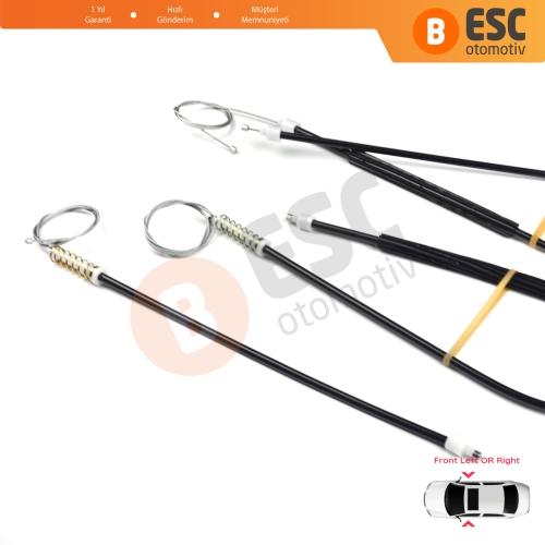 Audi A5 S5 MK1 8T3 2007-2017 Coupe 8T0837461 8T0837462 İçin Elektrikli Ön Sağ veya Sol Cam Kriko Tamir Seti