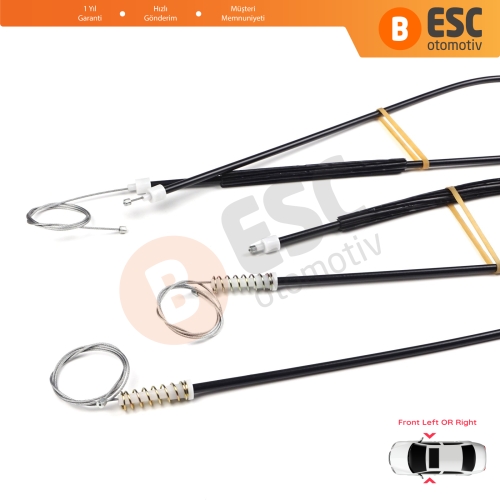 Audi A5 S5 MK1 8T3 2007-2017 Coupe 8T0837461 8T0837462 İçin Elektrikli Ön Sağ veya Sol Cam Kriko Tamir Seti