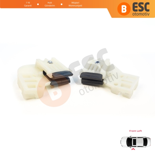 VW Polo MK4 6Q 9A 9N 9N3 9A4 4/5-Kapı Hatchback  Sedan 6Q4837461 İçin Elektrikli Ön Sol Kapı Cam Kriko Tamir Klipsi L1+L2