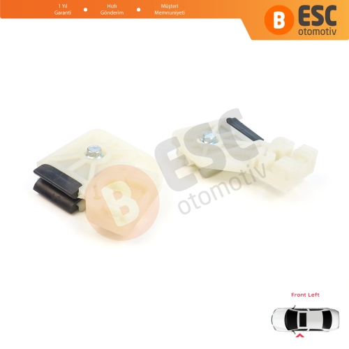 VW Polo MK4 6Q 9A 9N 9N3 9A4 4/5-Kapı Hatchback  Sedan 6Q4837461 İçin Elektrikli Ön Sol Kapı Cam Kriko Tamir Klipsi L1+L2