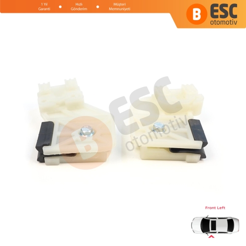 VW Polo MK4 6Q 9A 9N 9N3 9A4 4/5-Kapı Hatchback  Sedan 6Q4837461 İçin Elektrikli Ön Sol Kapı Cam Kriko Tamir Klipsi L1+L2