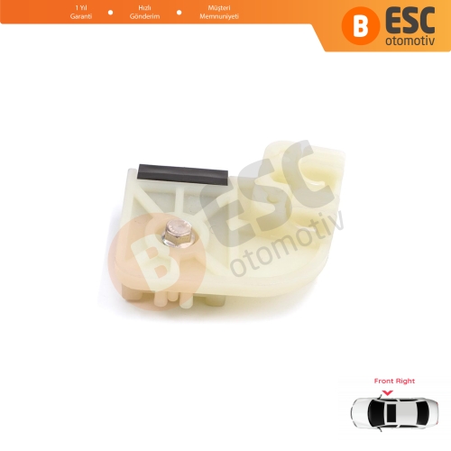 VW Polo MK4 6Q 9A 9N 9N3 9A4 4/5-Kapı Hatchback  Sedan 6Q4837462 İçin Elektrikli Ön Sağ Kapı Cam Kriko Tamir Klipsi R1