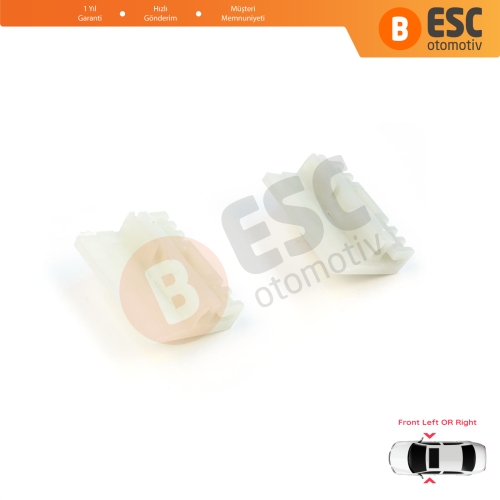 Audi A4 B6 B7 Seat Exeo 3R VW Touareg MK1 7L Porsche Cayenne MK1 8E0837461 İçin Ön Kapı Cam Kriko Tamir Klipsi A+B