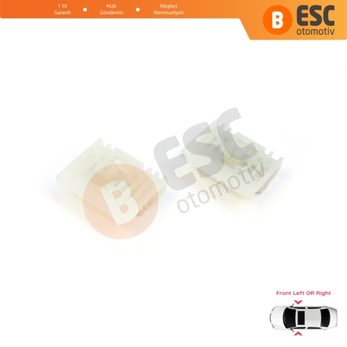 Audi A4 B6 B7 Seat Exeo 3R VW Touareg MK1 7L Porsche Cayenne MK1 8E0837461 İçin Ön Kapı Cam Kriko Tamir Klipsi A+B