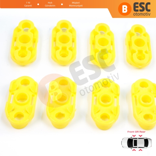 Buick Pontiac Oldsmobile Impala Cadillac GM Saab 20369894 20369895 İçin 10 Adet Cam Kriko Tamir Kılavuz Klipsi