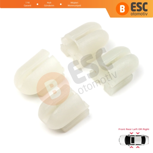 Renault Megane MK1 Citroen Berlingo Peugeot Partner MK1 7700834347 9221G1 İçin Cam Kriko Tamir Klipsi Kablo Ucu Halat Dübeli