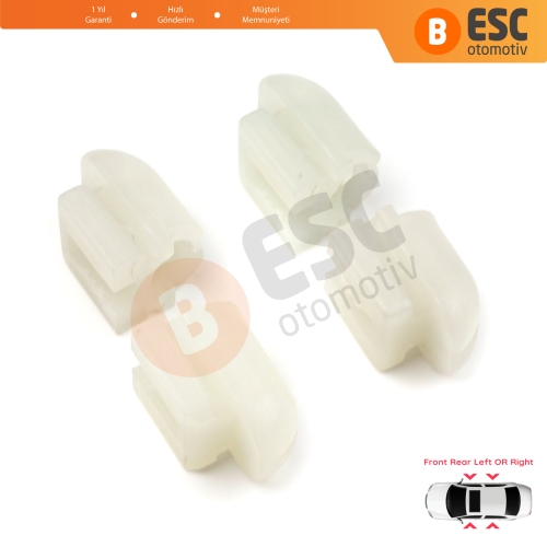 Renault Megane MK1 Citroen Berlingo Peugeot Partner MK1 7700834347 9221G1 İçin Cam Kriko Tamir Klipsi Kablo Ucu Halat Dübeli