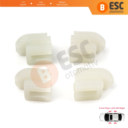 Renault Megane MK1 Citroen Berlingo Peugeot Partner MK1 7700834347 9221G1 İçin Cam Kriko Tamir Klipsi Kablo Ucu Halat Dübeli