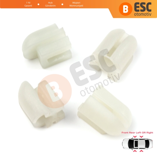 Renault Megane MK1 Citroen Berlingo Peugeot Partner MK1 7700834347 9221G1 İçin Cam Kriko Tamir Klipsi Kablo Ucu Halat Dübeli