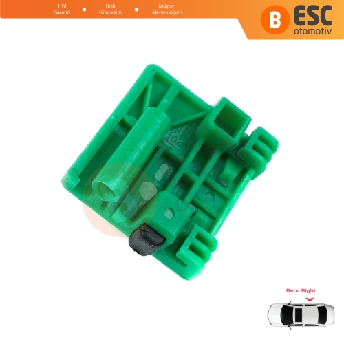 Renault Scenic MK1 Laguna MK2 Espace MK4 MK5 Vel Satis 7700437155 İçin Sağ Arka Kapı Cam Kriko Tamir Klipsi