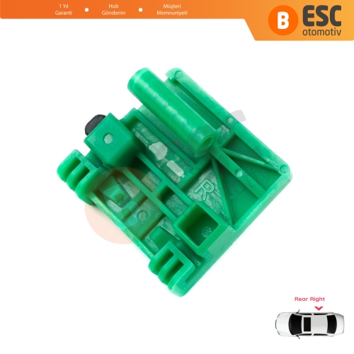 Renault Scenic MK1 Laguna MK2 Espace MK4 MK5 Vel Satis 7700437155 İçin Sağ Arka Kapı Cam Kriko Tamir Klipsi