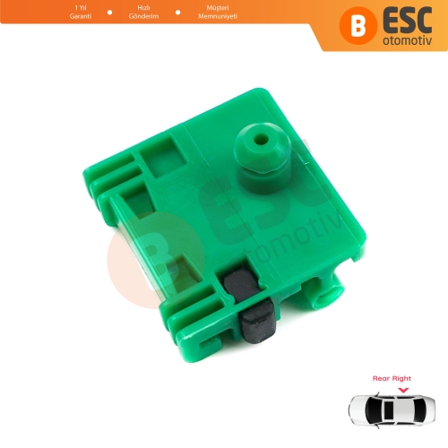 Renault Scenic MK1 Laguna MK2 Espace MK4 MK5 Vel Satis 7700437155 İçin Sağ Arka Kapı Cam Kriko Tamir Klipsi