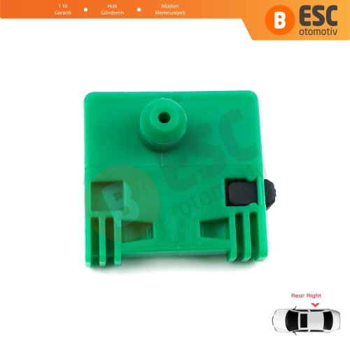 Renault Scenic MK1 Laguna MK2 Espace MK4 MK5 Vel Satis 7700437155 İçin Sağ Arka Kapı Cam Kriko Tamir Klipsi