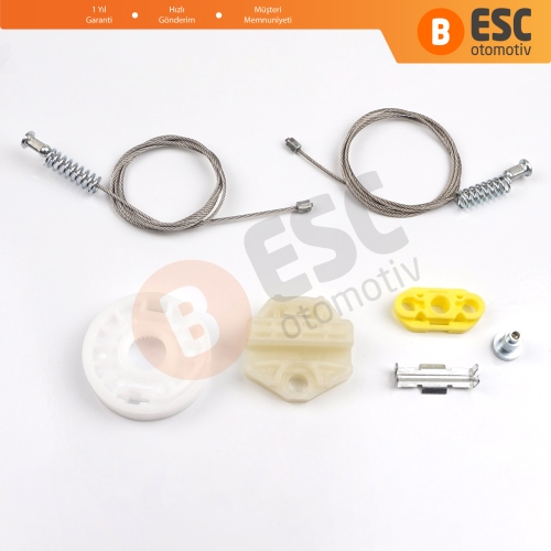 Opel Astra G T98 1998-2004 4/5 Door 90521877 90521878 İçin Arka Sol veya Sağ Cam Kriko Tamir Seti