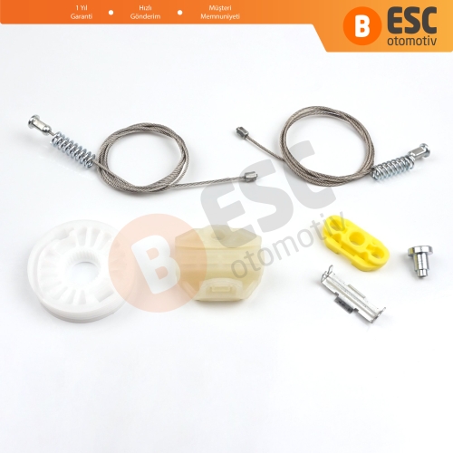 Opel Astra G T98 1998-2004 4/5 Door 90521877 90521878 İçin Arka Sol veya Sağ Cam Kriko Tamir Seti