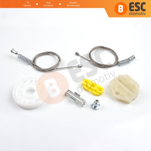 Opel Astra G T98 1998-2004 4/5 Door 90521877 90521878 İçin Arka Sol veya Sağ Cam Kriko Tamir Seti