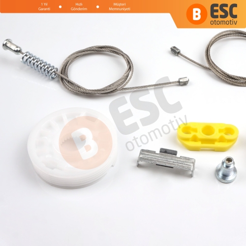 Opel Astra G T98 1998-2004 4/5 Door 90521877 90521878 İçin Arka Sol veya Sağ Cam Kriko Tamir Seti