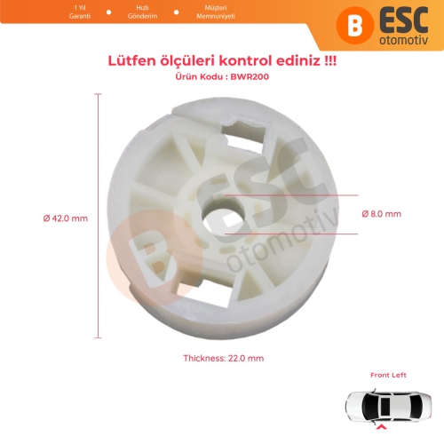 Mercedes Vito Viano Mixto MK2 W639 2003-2010 6397200046 İçin Ön Sol Kapı Cam Kriko Tamir Makarası