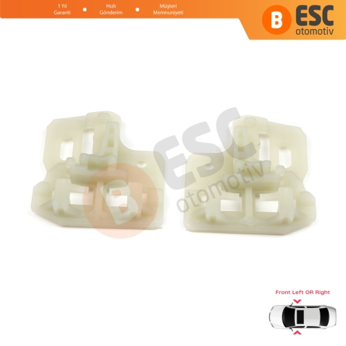 BMW X5 E53 2000-2006 51338254911 51338254912 İçin Ön Sağ veya Sol Kapı Cam Kriko Tamir Klips Seti