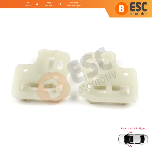 BMW X5 E53 2000-2006 51338254911 51338254912 İçin Ön Sağ veya Sol Kapı Cam Kriko Tamir Klips Seti