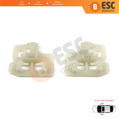 BMW X5 E53 2000-2006 51338254911 51338254912 İçin Ön Sağ veya Sol Kapı Cam Kriko Tamir Klips Seti