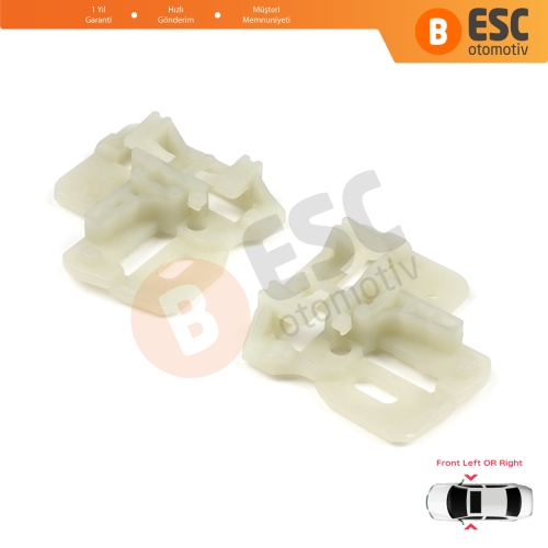 BMW X5 E53 2000-2006 51338254911 51338254912 İçin Ön Sağ veya Sol Kapı Cam Kriko Tamir Klips Seti