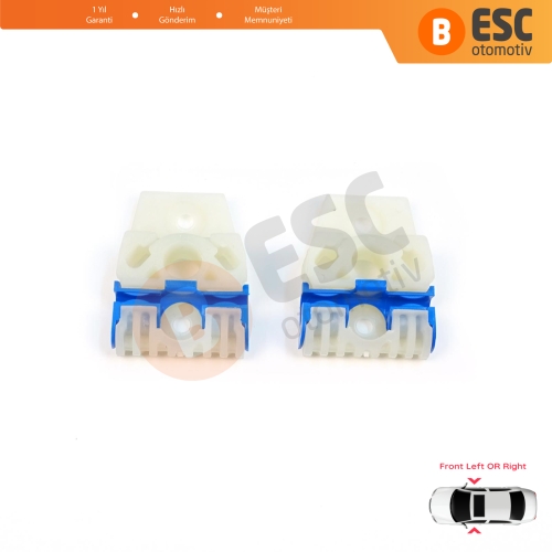 VW Golf MK5 2003-2009 Jetta A5 1K 2005-2010 1K4837461 İçin Ön Kapı Cam Kriko Tamir Klipsi A+B