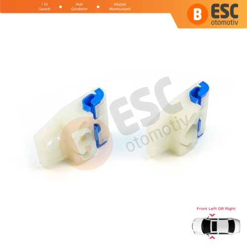 VW Golf MK5 2003-2009 Jetta A5 1K 2005-2010 1K4837461 İçin Ön Kapı Cam Kriko Tamir Klipsi A+B