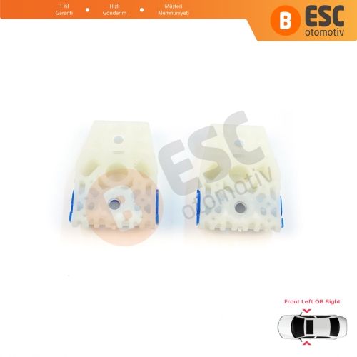 VW Golf MK5 2003-2009 Jetta A5 1K 2005-2010 1K4837461 İçin Ön Kapı Cam Kriko Tamir Klipsi A+B