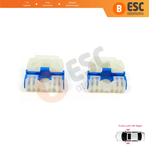 VW Golf MK5 2003-2009 Jetta A5 1K 2005-2010 1K4837461 İçin Ön Kapı Cam Kriko Tamir Klipsi A+B