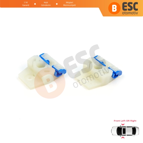 VW Golf MK5 2003-2009 Jetta A5 1K 2005-2010 1K4837461 İçin Ön Kapı Cam Kriko Tamir Klipsi A+B