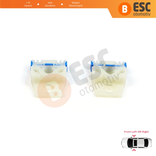 VW Golf MK5 2003-2009 Jetta A5 1K 2005-2010 1K4837461 İçin Ön Kapı Cam Kriko Tamir Klipsi A+B