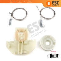 Ford Focus MK1 1998-2005 4/5 Kapı Hatchback Sedan Wagon 1138203 İçin Arka Sağ Kapı Cam Kriko Tamir Seti