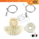 Ford Focus MK1 1998-2005 4/5 Kapı Hatchback Sedan Wagon 1138203 İçin Arka Sağ Kapı Cam Kriko Tamir Seti