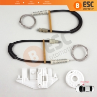 Peugeot 406 8B 8E/F 1995-2004 4/5 Kapı 9222F4 İçin Ön Sağ Kapı Cam Kriko Tamir Seti