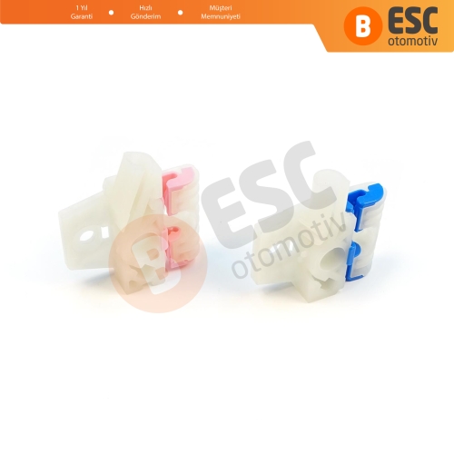 VW Golf MK6 A6 5K 5K1 AJ5 2008-20014 5-Kapı 5K0837461 İçin Elektrikli Ön Sol Cam Kriko Tamir Klipsi A+B