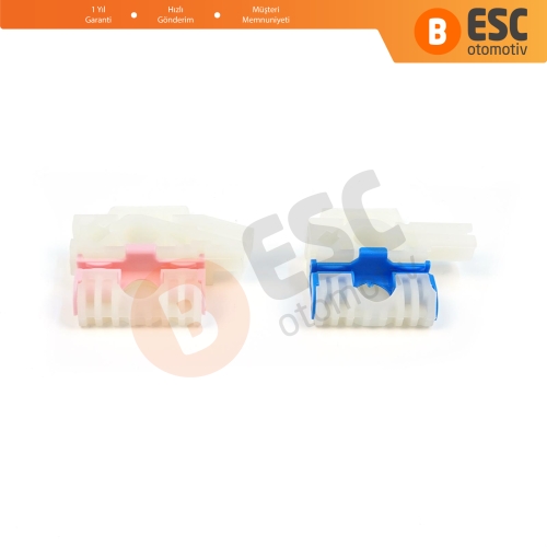 VW Golf MK6 A6 5K 5K1 AJ5 2008-20014 5-Kapı 5K0837461 İçin Elektrikli Ön Sol Cam Kriko Tamir Klipsi A+B