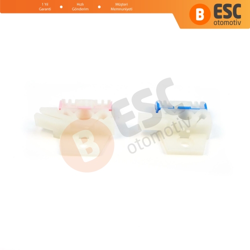 VW Golf MK6 A6 5K 5K1 AJ5 2008-20014 5-Kapı 5K0837461 İçin Elektrikli Ön Sol Cam Kriko Tamir Klipsi A+B